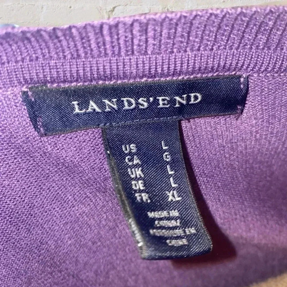 Lands End V-Neck Sweater - Picture 5 of 5